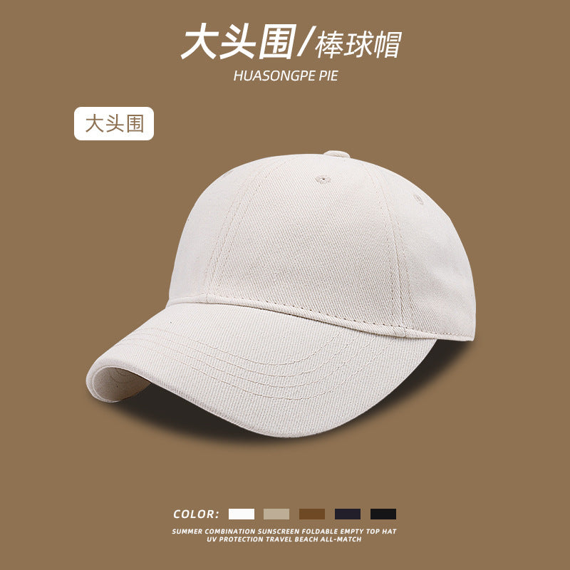 Wholesale Plain Large Head Pure Cotton Baseball